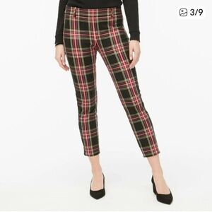 J. Crew Multicolor Plaid Ankle Pants